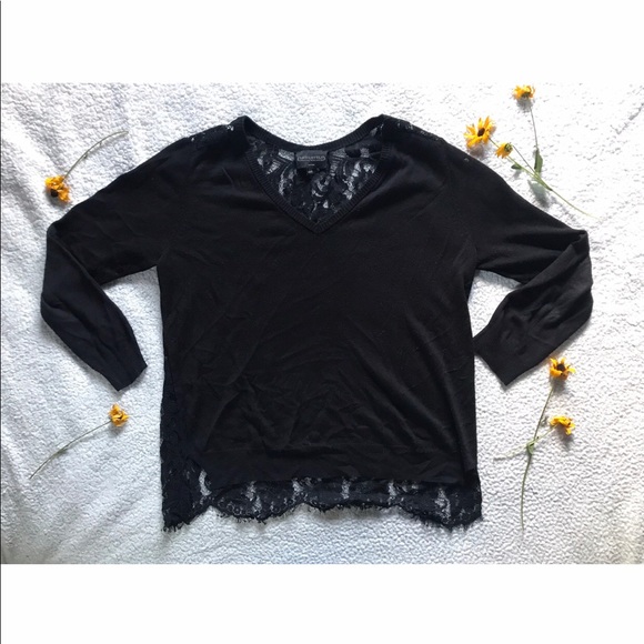 Lisbeth Lace Black Pullover SALE - Picture 2 of 8